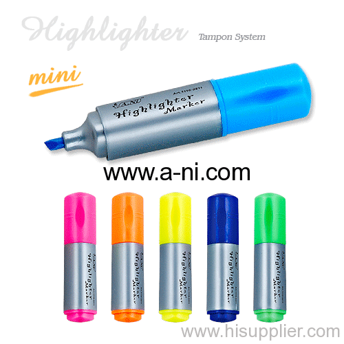 silver highlighter marker pen