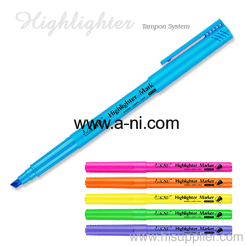 chisel Retractable highlighter marker pen