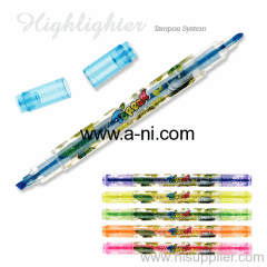 twin tip highlighter marker