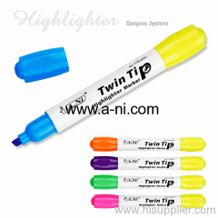 yellow highlighter marker
