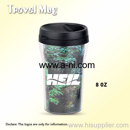 Plastic beautiful Travel Mug