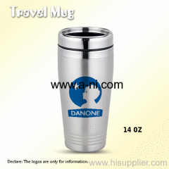 steel Plastic Travel Mug