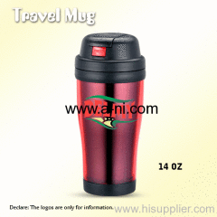 red Promotional Travel Mugs