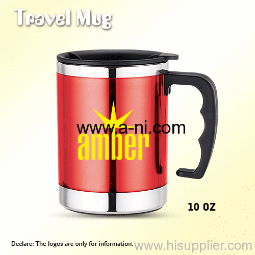 plstic travel mug gift set