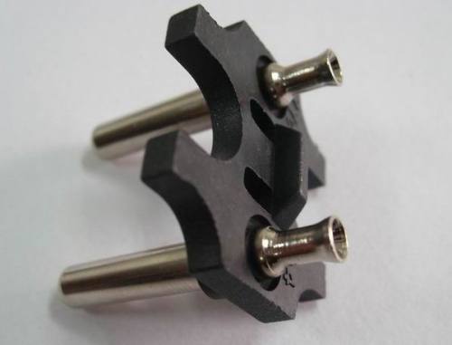 Two-pin electrical plug insert 10/16A 250V