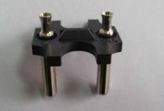 Two-pin electrical plug insert 10/16A 250V