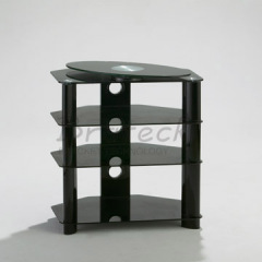 Black Glass Plasma Rack