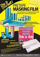 pretaped masking film