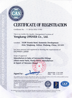 9001-2000 certification