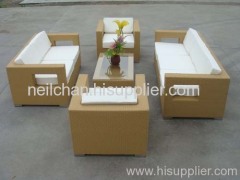 rattan sofa set