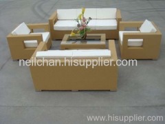 rattan sofa set