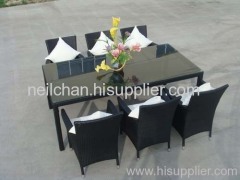 rattan dinner set