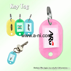 colored key tag