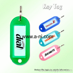 oval Plastic Key Tags