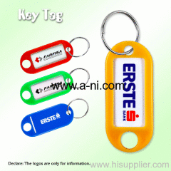 advertising plastic key tag