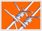 galvanized barbed wire