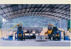 concrete block machine production line