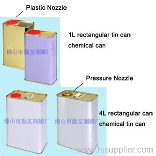 chemical cans