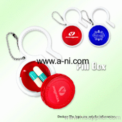 pill box key chain