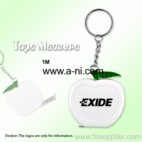 apple mini tape measure with keychains