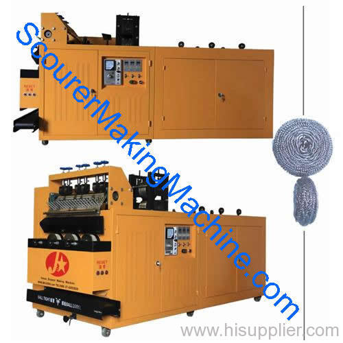 Metallic Scourer Making Machine