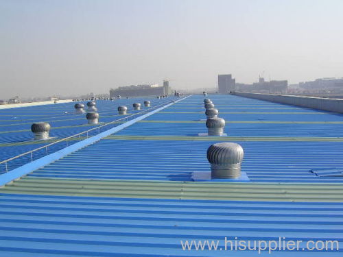 wind driven rooftop ventilator