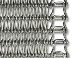 stainless steel spiral fast frozen conveyor belt mesh