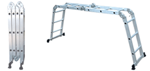 folding aluminum ladder