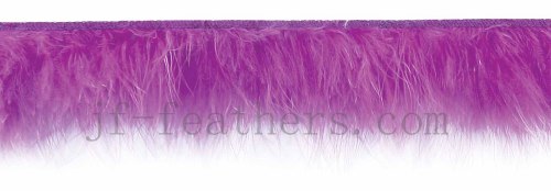 marabou feather lace colored