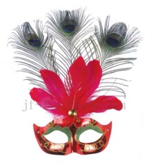 feather mask