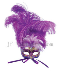 fashion feather mask