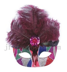 Feather mask