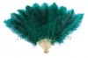 Ostrich feather fan