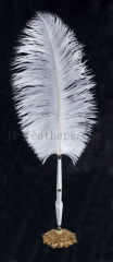 fashion ostrich feather pen
