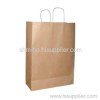 Kraft paper bag with nylon handled