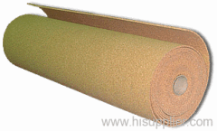 cork underlayment in sheets and rolls