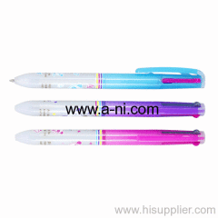 promotional plastic Multi Color ballPen