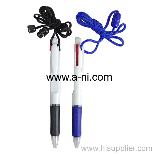 portable plastic multi color pens