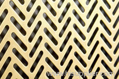 Perforated Brass Mesh