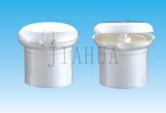 white plastic cap