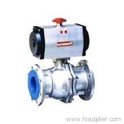 Pneumatic Actuator Float Ball Valve