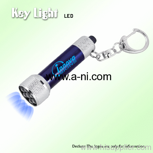 ODM colored portable promotion and gift LED Key Light