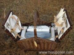wicker picnic basket
