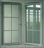 PVC double swing casement window