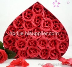 Red Rose Soap Flower