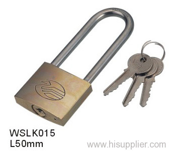 brass padlock