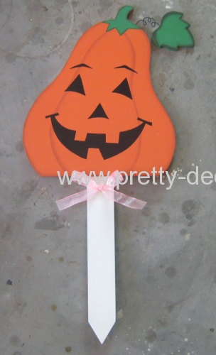 pumpkin garden stakes