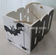 halloween wooden box