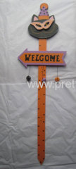 Halloween garden stake