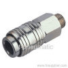 Male thread quick coupler